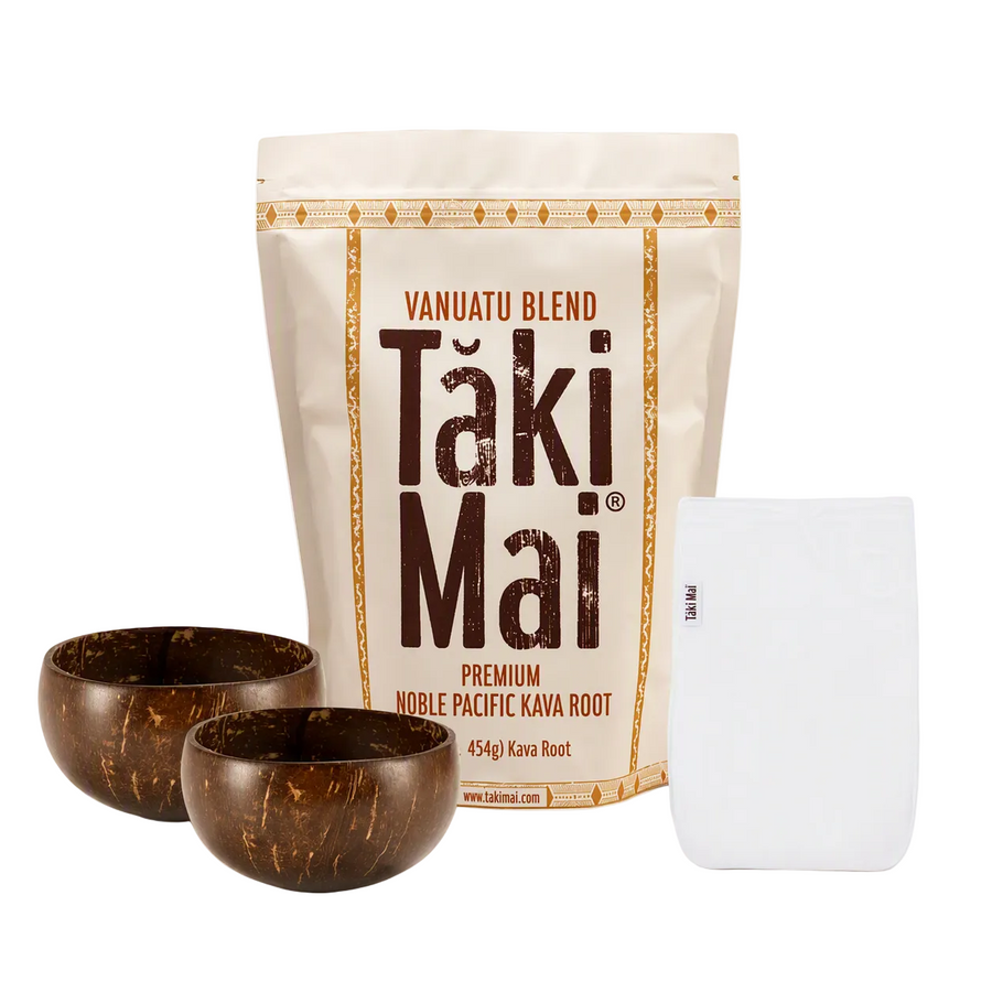 Taki Mai Traditional Grind Vanuatu Blend Starter Kit