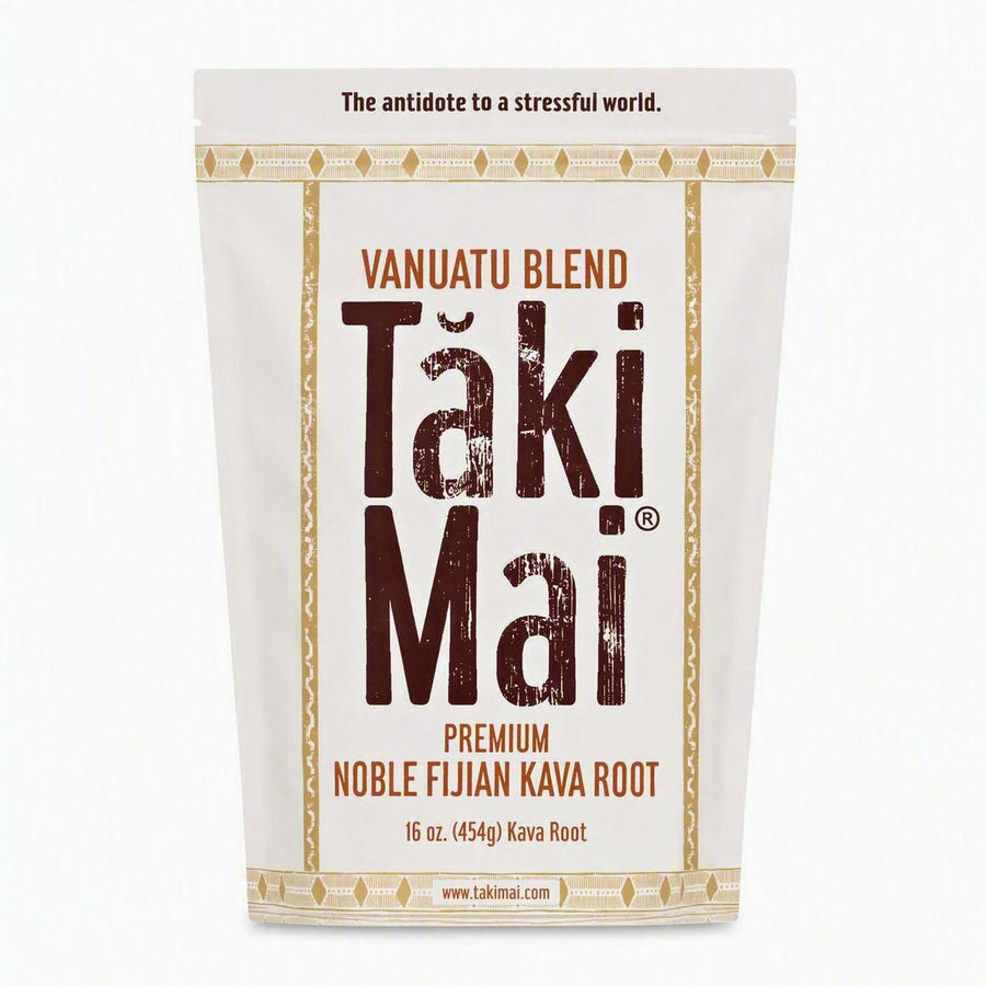 Taki Mai 100% Noble Kava Traditional Grind Vanuatu Blend