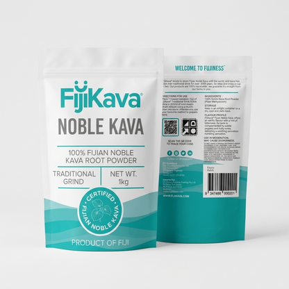 FijiKava 100% Noble Kava Root Traditional Grind Powder