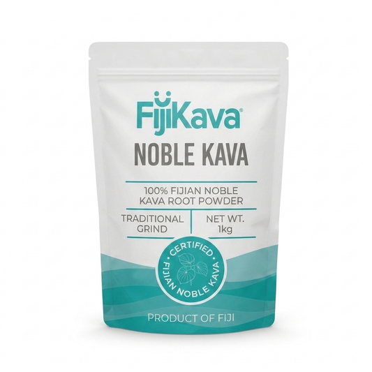 FijiKava 100% Noble Kava Root Traditional Grind Powder