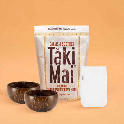 Taki Mai 100% Noble Kava Traditional Grind Vanuatu Blend