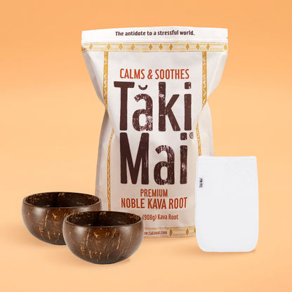 Taki Mai 100% Noble Kava Traditional Grind Vanuatu Blend